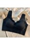 Bra Anti-Sagging Wire-Free Seamless Breathable Comfortable Gathering Laser Cut 1 Piece Bra - 6
