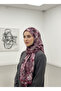 Müslüm, Floral Flower Patterned Wrinkled Shawl – Elegant, Non-Slip, Sweat-Resistant and Comfortable to Use 75 X 200 cm