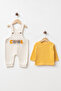 Baby Boy Cool Bear Embroidered 2-Piece Badili Slopet Set Yk2317787 - 2