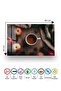 Autumn Themed Apple Tea Still Life Tempered Glass Cutting Board 30X40 cm Size Uv Printing - Bckt070 - 7