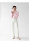White Straight Fit Women's Jean Pants