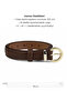 Women's Thin Gold Buckle Basic Belt - Classic Pants Skirt Jacket Belt - 5