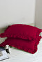 2-Piece Pillowcase 100% Cotton Ruffled 50X70Cm |   Suitable for Bedding Sets and Duvet Covers - 3
