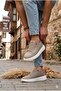 Lukas Noka Comfortable Lightweight Rubber Laced Linen Sneaker Men's Shoes - 6