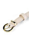 Women's Thin Gold Buckle Basic Belt - Classic Pants Skirt Jacket Belt - 2