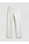 Lcw Jeans White Straight Fit Women's Jean Pants - 5