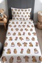 Kapibara's Tranquil Garden Patterned Bedspread and Pillowcase