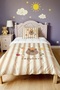 Sweet Capybara World Patterned Single Duvet and Pillowcase - 2