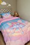 Rainbow Fairy Patterned Single Duvet and Pillowcase