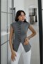 Gray Marian Zero Sleeve Sweater - 2