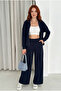 Modal Belted Elegant Zippered Baggy Tracksuit Set - 7