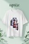 One Piece Monkey D Luffy Gear 5 Printed Cotton Oversize T-Shirt