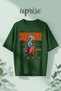 Dragon Ball Sun Goku Printed Cotton Oversize T-Shirt