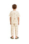 Boys 100% Cotton Muslin Pyjama Set with Geometric Print - 2