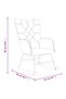 Scaun balansoar, mozaic, material textil - 3
