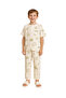 Boys 100% Cotton Muslin Pyjama Set with Geometric Print