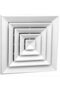 Aluminium Air Supply & Return Diffusers – Square Ceiling Ventilation Solutions for Studios,