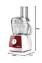 🥘   معالج طعام مدمج GM-3010E |   300 واط مع تحكم بـ 10 سرعات 🥘 - 6