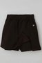 Girl's Shorts Skirt with Arma Accessories and Slits, Ages 9-14, Dark Brown - 3