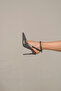 Zion Buckle Detailed Gray Patent Leather - 4