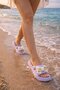 Women's Bow Detailed Teddy Bear Beach Slippers - Light Sole, Non-Slip, Daily Summer Beach Pool Slippers, Comfortable - 6
