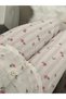 Women's Pink Rose 4-Piece Cotton Pajama Set - 4