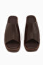 Fanny Brown Heeled Women's Slippers - 5