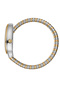 Yellow and Silver Steel Cord Women's Wristwatch Fl40167A-D 3Atm Water Resistant 2 Year Warranty - 3