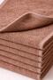7-Piece Brown Multi-Purpose Bamboo Mini Towel Set - Baby, Kitchen and Cleaning Towels 20 X 20 cm - 4