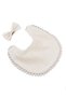 - Stealla Small Ribbon Headband and Baby Bib for Infants & Babies -Cream - 2