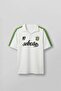 Men's Regular Fit Embroidered Polo Collar Jersey T-Shirt Ecru