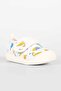 White Canvas Children's Shoes - Velcro-Fastened, Soft Sole Casual Baby Sneakers - 3