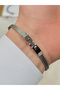 Black and Silver Steel Men's Bracelet Frj10183A-J 2 Year Warranty Gift Boxed - 2