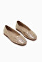 Lorin Gold Stone Women's Ballerinas - 3