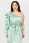 Women Solid Midi Dress, Mint - 2