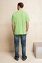 Samantho Men's Soft and Organic Cotton Washable Green T-Shirt with Print Detail - 5