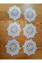 Coffee Coaster Motif Guipure Lace - 12 Pieces (1 Pack) - 4
