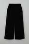 Girl's Sweatpants with Grass Stitching Detail, Lace-Up and Pockets, Ages 8-14, Black - 2