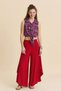 Normal Waist Asymmetrical Cut Women's Bohemian Trousers - 7