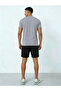 Men Slogan Print Round Neck T-Shirt and Shorts Set - 2
