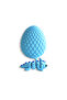 3D Printed Dragon Egg Toy – Twist Open Surprise Egg with Baby Dragon Inside (Sky - Blue) - 7