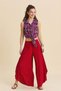 Normal Waist Asymmetrical Cut Women's Bohemian Trousers - 6