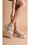 Skin High Sole Double Velcro Two-Stripe Summer Women's Wedge Heeled Sandals