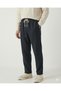 Men's Black Linen Muslin Trousers Comfortable Fit Baggy Lightweight Fabric with Back Pockets - 3
