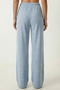 Wide Leg Knitted Sweatpants with Pockets Lub0241 Sky Blue - 5