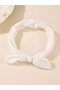 White Rabbit Ear Headband