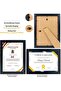 A4 Certificate Frame & Document Frame – Plexiglass, Wall Mount & Tabletop Display, Port - 4