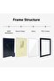 A4 Certificate Frame & Document Frame – Real Glass, Wall Mount & Tabletop Display, Port - 6