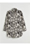 Lcw Modestblue Patterned Oversize Women's Shirt Tunic - 5