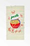 PASTA-03 منشفة مطبخ عصرية مزخرفة بنمط مخطط/قطعة قماش للتجفيف 35x55 - 3